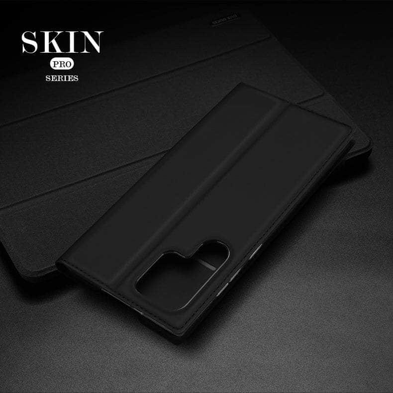 CaseBuddy Australia Magnetic Leather Flip Wallet Galaxy S22 Ultra Case