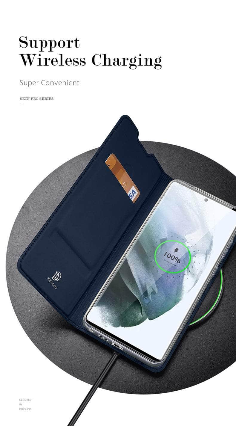 CaseBuddy Australia Magnetic Leather Flip Wallet Galaxy S22 Ultra Case