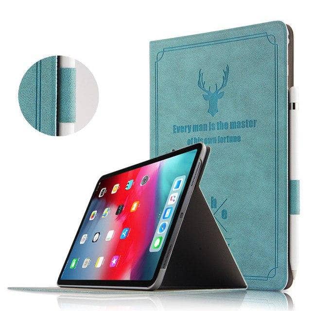 Magnetic Leather Look Smart iPad Pro 11 Auto Wake Sleep Stand Flip Case - CaseBuddy