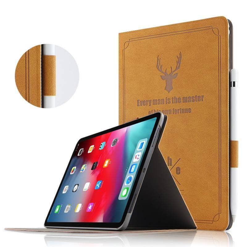 Magnetic Leather Look Smart iPad Pro 11 Auto Wake Sleep Stand Flip Case - CaseBuddy