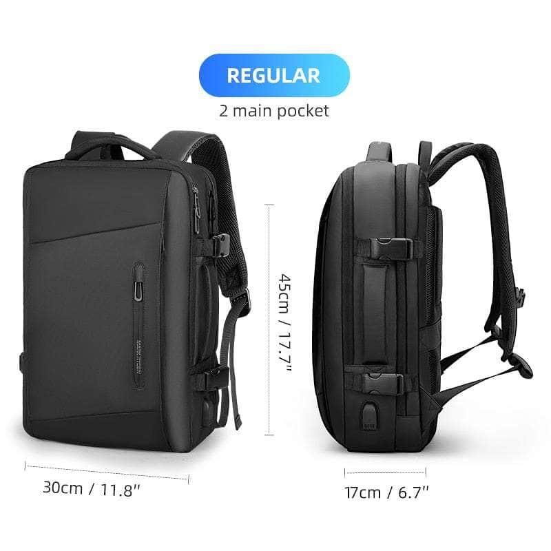 Casebuddy Regular / 17 Inches Mark Ryden 17" Raincoat USB Recharging Multi-layer Backpack