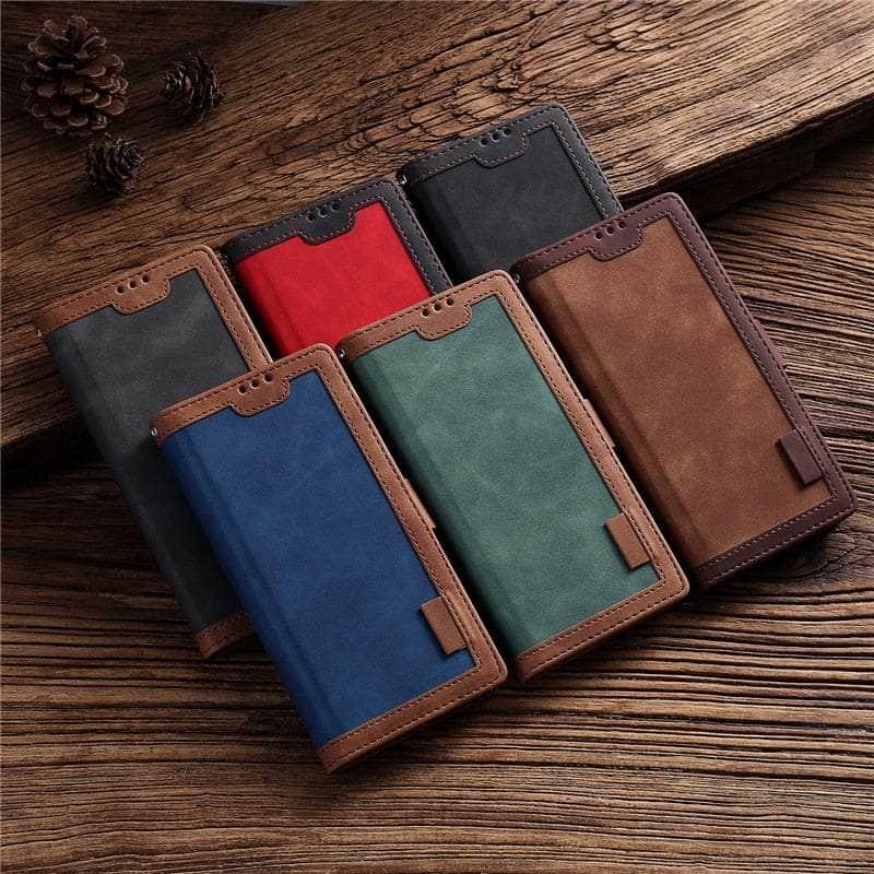 CaseBuddy Australia Casebuddy Matte Leather iPhone SE 2022 Wallet Flip Case