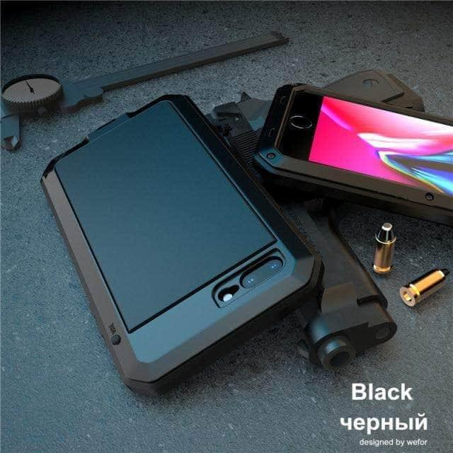 CaseBuddy Australia Casebuddy For iPhone 13 / Black Metal Soft Silicone iPhone 13 Full Protective Bumper Cover
