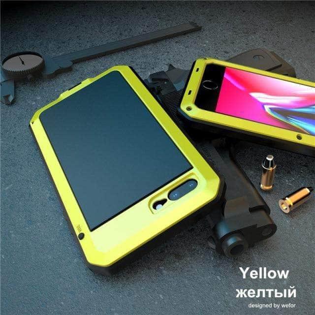 CaseBuddy Australia Casebuddy For iPhone 13 / Yellow Metal Soft Silicone iPhone 13 Full Protective Bumper Cover