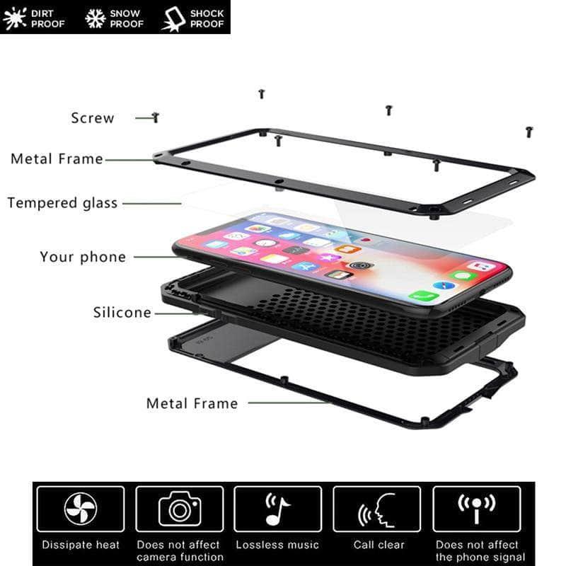 CaseBuddy Australia Casebuddy Metal Soft Silicone iPhone 13 Mini Full Protective Bumper Cover
