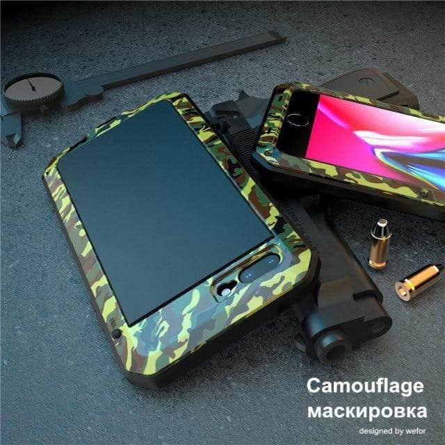 CaseBuddy Australia Casebuddy For iPhone 13 Mini / ArmyGreen Metal Soft Silicone iPhone 13 Mini Full Protective Bumper Cover