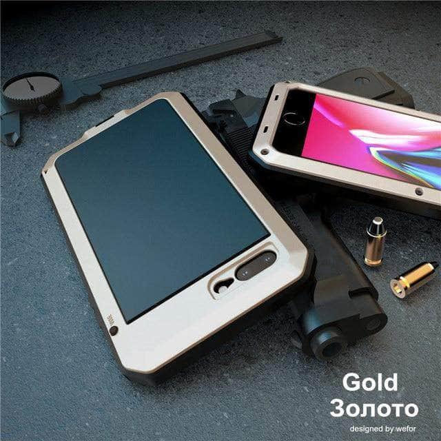 CaseBuddy Australia Casebuddy For iPhone 13 Mini / Gold Metal Soft Silicone iPhone 13 Mini Full Protective Bumper Cover