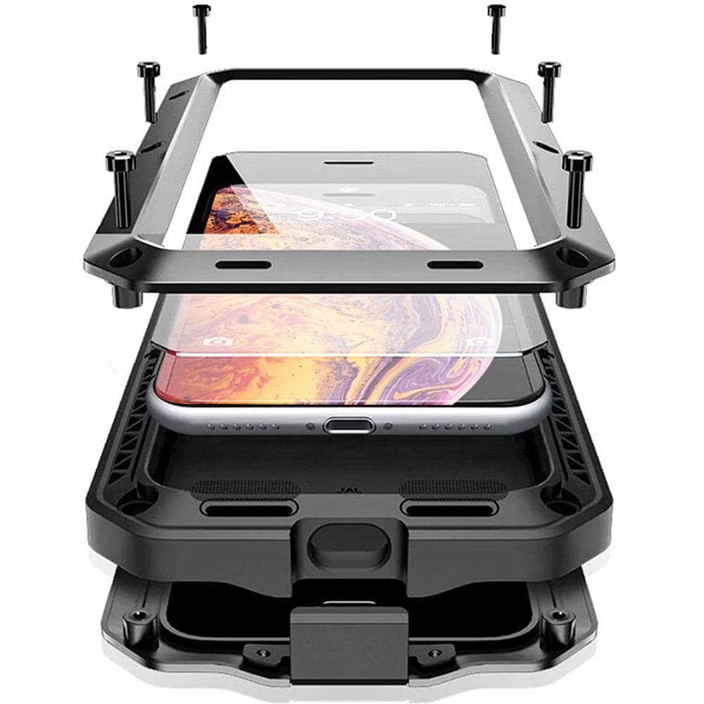 CaseBuddy Australia Casebuddy Metal Soft Silicone iPhone 13 Pro Max Full Protective Bumper Cover