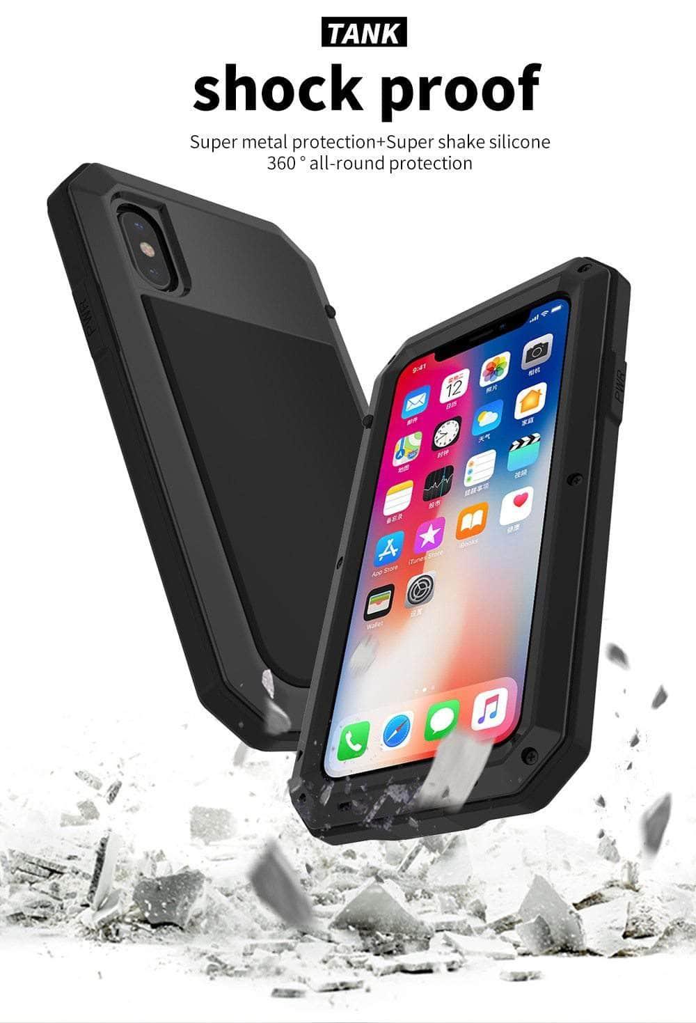 CaseBuddy Australia Casebuddy Metal Soft Silicone iPhone 13 Pro Max Full Protective Bumper Cover