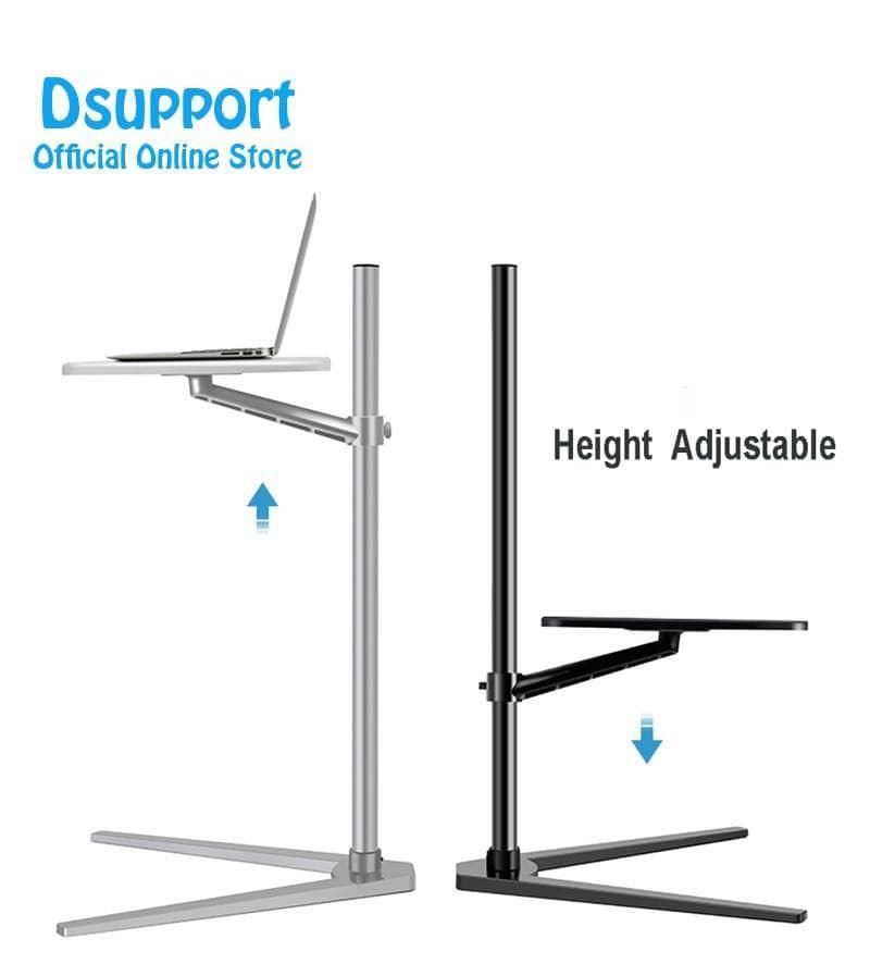 Movable Aluminum 7-20 inch Laptop Floor Stand Height Adjustable - CaseBuddy