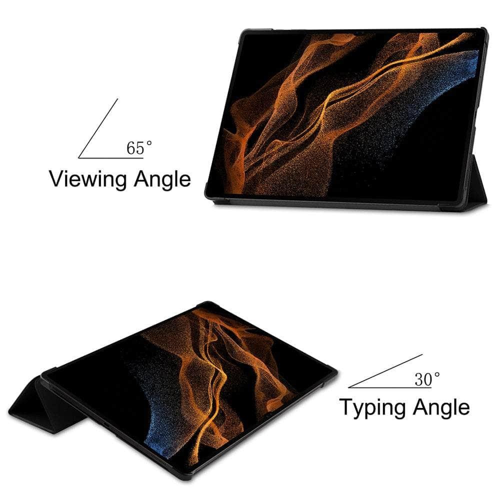 CaseBuddy Australia Casebuddy MTT 2022 Galaxy Tab S8 Ultra X906 Tri-fold Stand Case