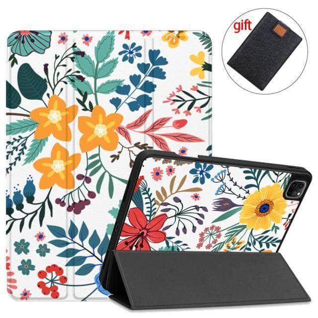 CaseBuddy Australia Casebuddy IPTPU19 / 2021 Pro12.9 5thGen MTT iPad Pro 12.9 (2021) Pencil Magnetic TriFold Smart Stand Case