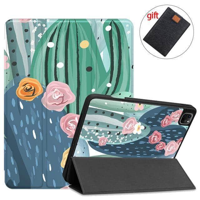 CaseBuddy Australia Casebuddy IPTPU22 / 2021 Pro12.9 5thGen MTT iPad Pro 12.9 (2021) Pencil Magnetic TriFold Smart Stand Case
