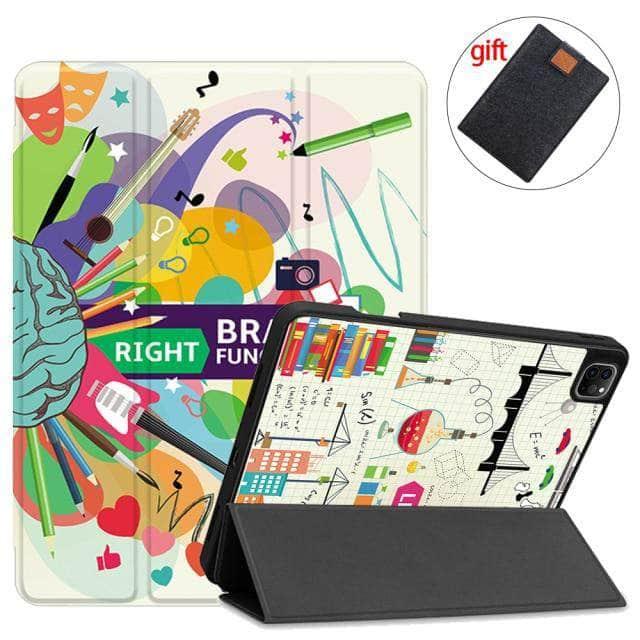 CaseBuddy Australia Casebuddy IPTPU15 / 2021 Pro12.9 5thGen MTT iPad Pro 12.9 (2021) Pencil Magnetic TriFold Smart Stand Case