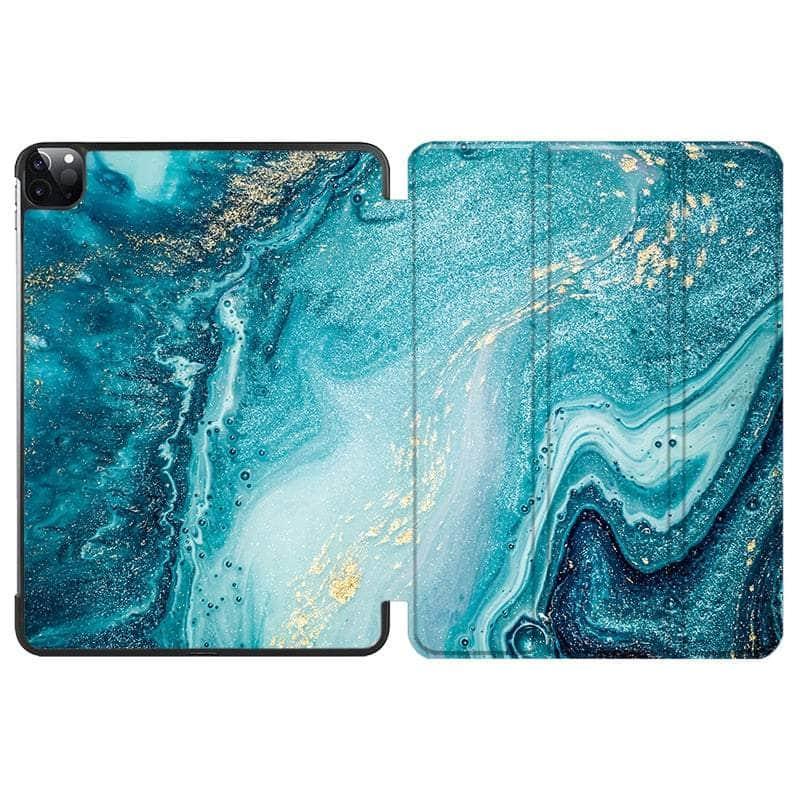 Casebuddy MTT Marble iPad Pro 11 Vegan Leather Flip Stand
