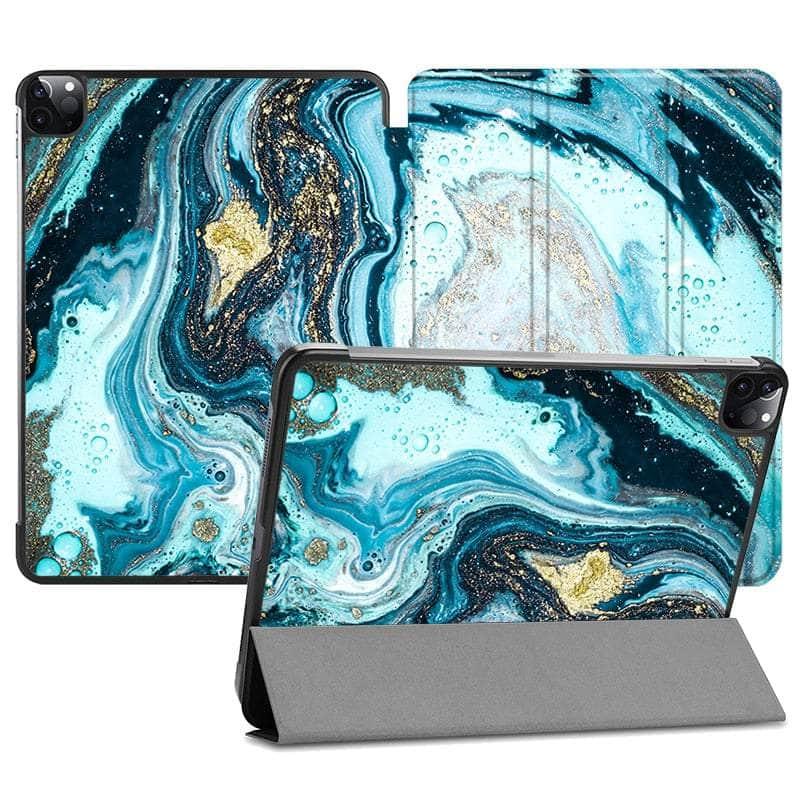 Casebuddy IP07 / iPad Pro 11 2022 MTT Marble iPad Pro 11 Vegan Leather Flip Stand