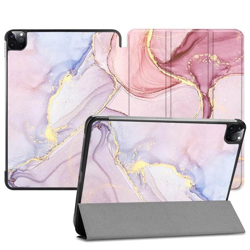 Casebuddy IP03 / iPad Pro 11 2022 MTT Marble iPad Pro 11 Vegan Leather Flip Stand