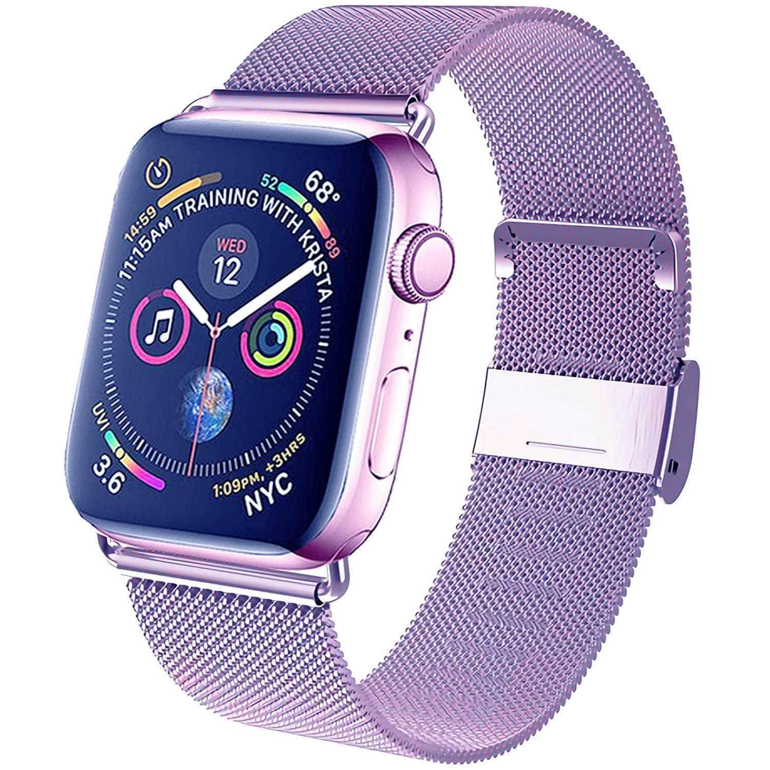 CaseBuddy Australia Casebuddy Multi Color Milanese Loop Apple Watch Band 6 5 4 3 2 SE 44/42/40/38