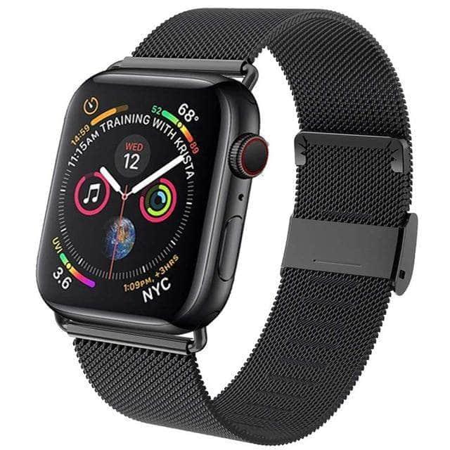 CaseBuddy Australia Casebuddy black / 38mm or 40mm Multi Color Milanese Loop Apple Watch Band 6 5 4 3 2 SE 44/42/40/38