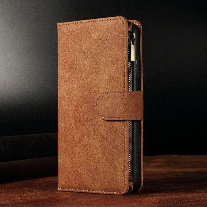 CaseBuddy Australia Casebuddy Multifunction Leather Wallet Zipper Galaxy S21 Case