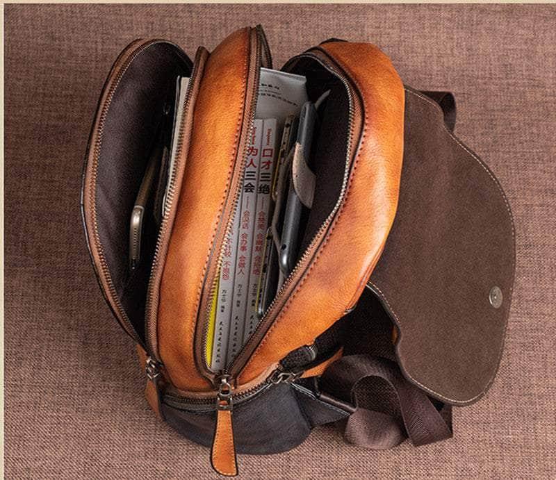 CaseBuddy Australia Nesitu Highend New Vintage Genuine Leather Women Backpack