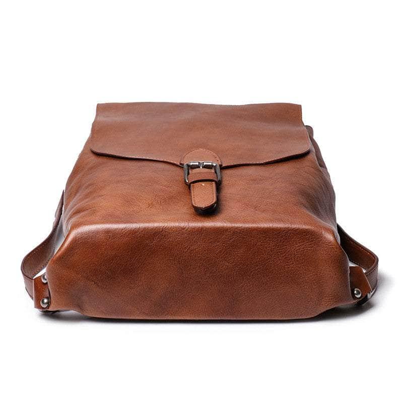 CaseBuddy Australia Nesitu Highend Vintage Genuine Leather Men  Backpack