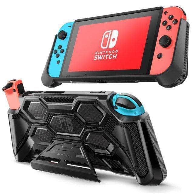CaseBuddy Australia Casebuddy Black Nintendo Switch MUMBA Battle Series Heavy Duty Grip Cover