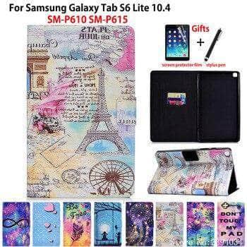 Painted Themed Case Galaxy Tab S6 Lite 10.4 P610 P615 - CaseBuddy