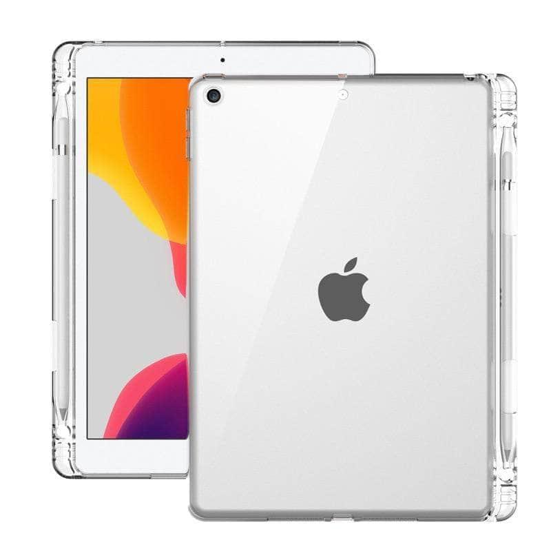 CaseBuddy Australia Casebuddy Pencil Holder Back Case iPad Air 5 2022 TPU Silicone Transparent