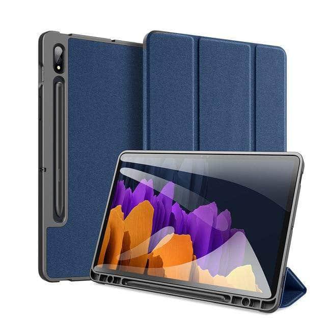 Pencil Holder Galaxy Tab S7 Plus 12.4 T970 T975 Smart Magnetic Cover - CaseBuddy