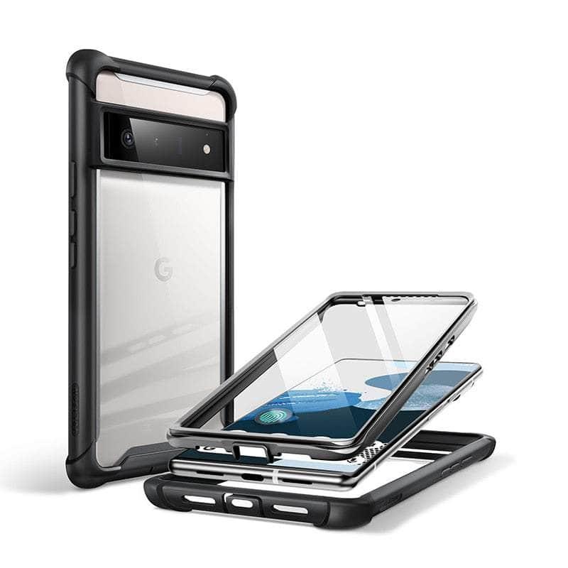 Casebuddy Black / PC + TPU Pixel 6 Pro I-BLASON Ares Dual Layer Rugged Bumper
