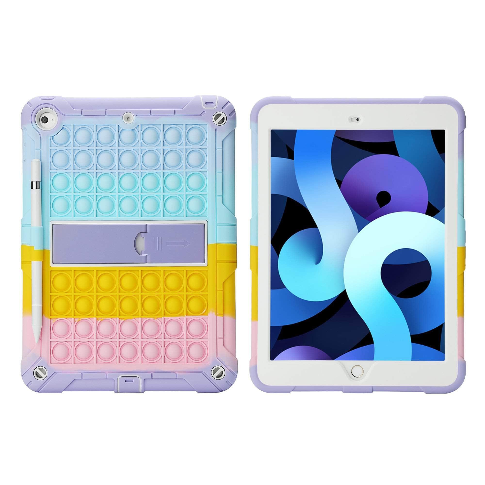 CaseBuddy Australia Casebuddy Pop Push It iPad 9 Bubble Non-toxic Soft Silicone Case