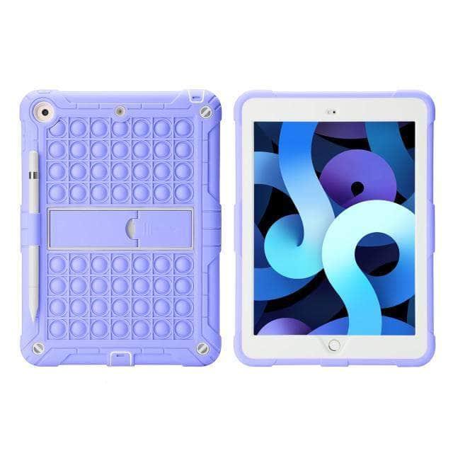 CaseBuddy Australia Casebuddy Purple / ipad 9th(2021)10.2 Pop Push It iPad 9 Bubble Non-toxic Soft Silicone Case