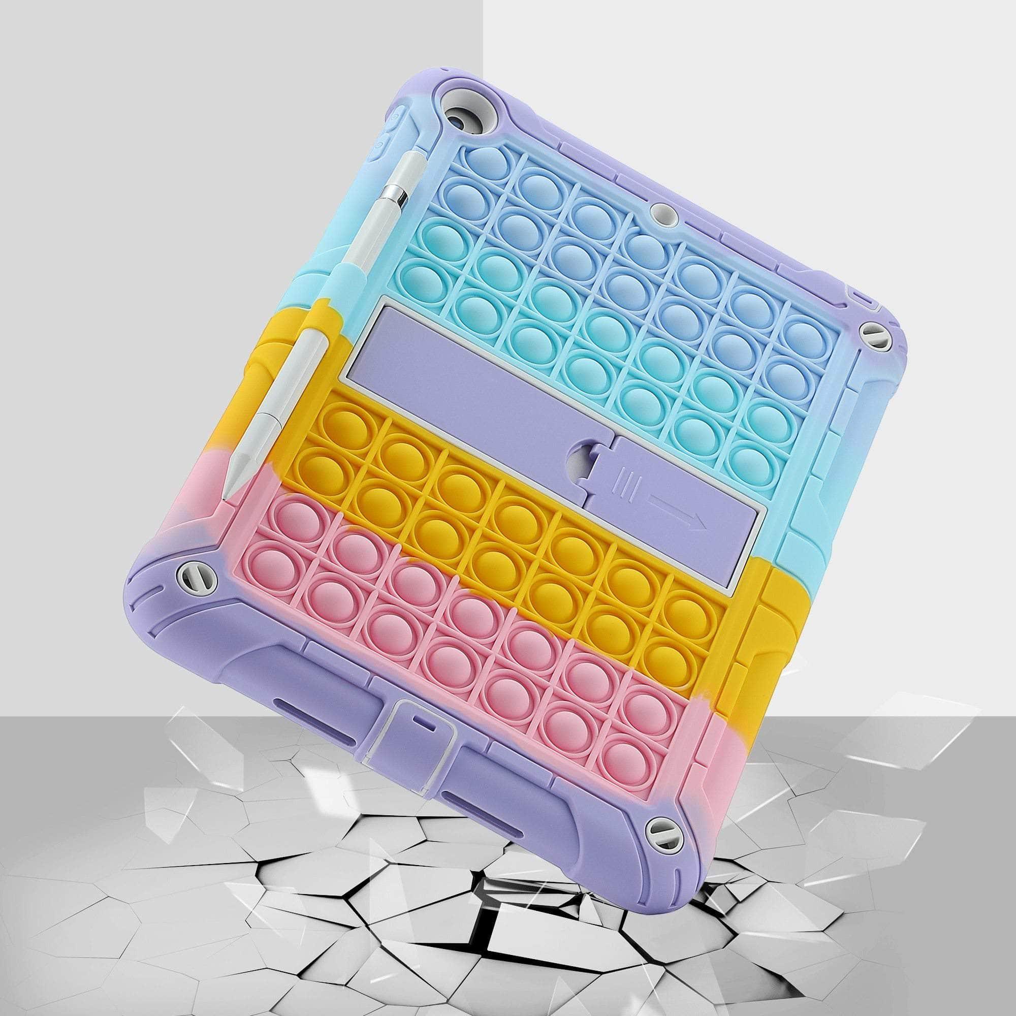 CaseBuddy Australia Casebuddy Pop Push It iPad 9 Bubble Non-toxic Soft Silicone Case