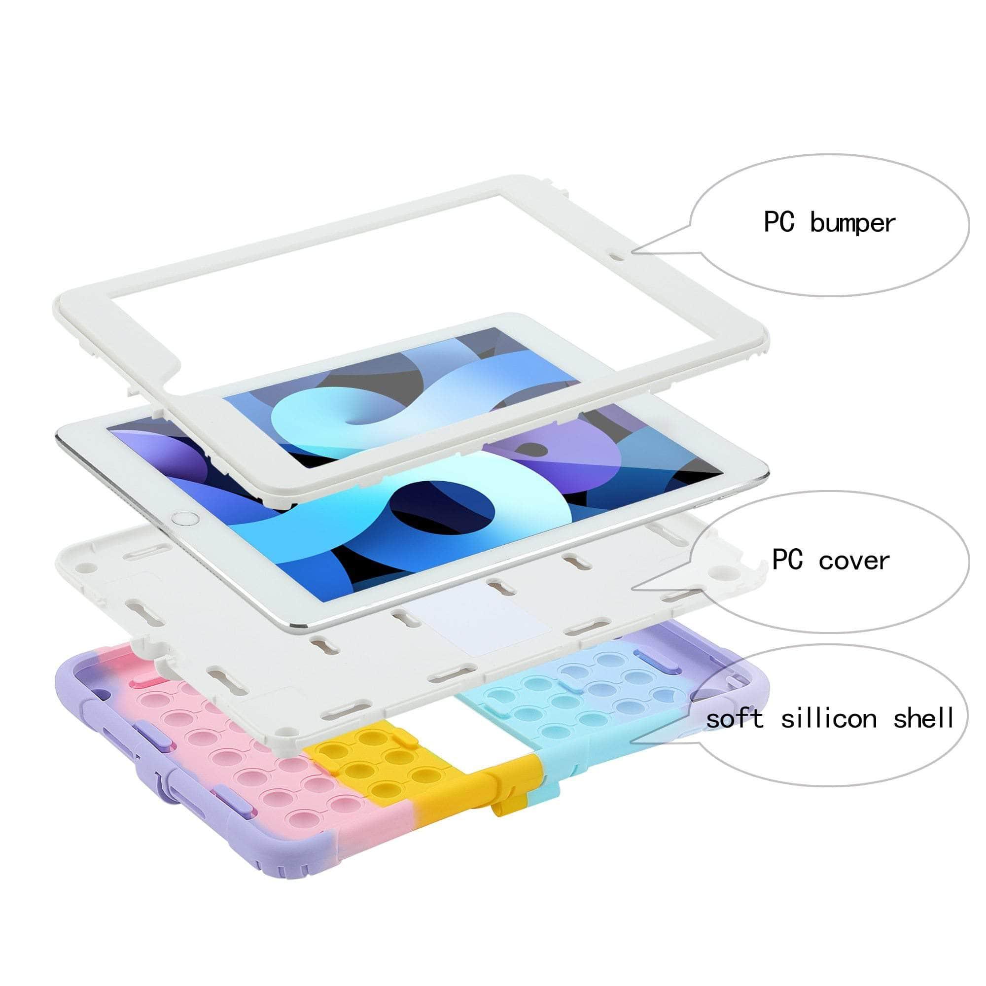 CaseBuddy Australia Casebuddy Pop Push It iPad 9 Bubble Non-toxic Soft Silicone Case