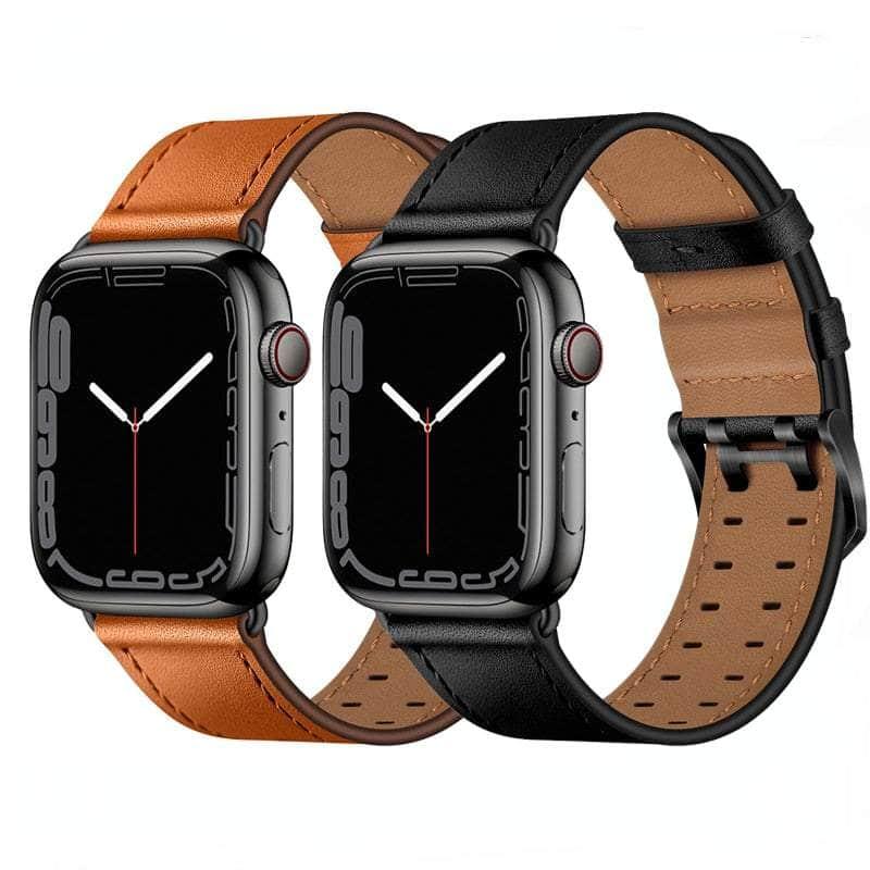 Casebuddy Premium Apple Watch Leather Strap