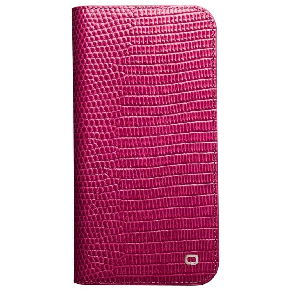 CaseBuddy Australia Casebuddy QIALINO Genuine Leather iPhone 13 Card Slots Women Case