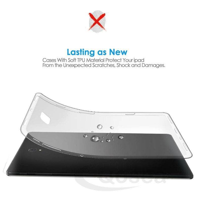 Qosea Galaxy Tab S4 10.5 T830 T835 Case Anti-Knock Silicone Protective Cover - CaseBuddy