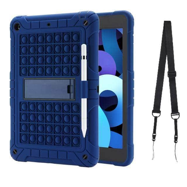 CaseBuddy Australia Casebuddy Blue / ipad 10.2 7th 8th Rainbow Bubble Silicone iPad 7 & 8 Case Anti-Anxiety Stress Relief