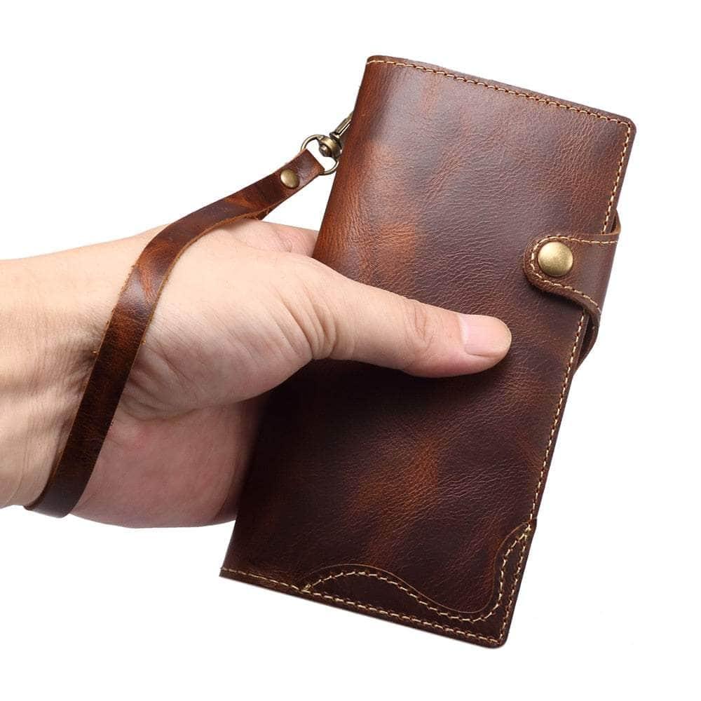 Casebuddy Real Cowhide iPhone 14 Pro Max Leather Case