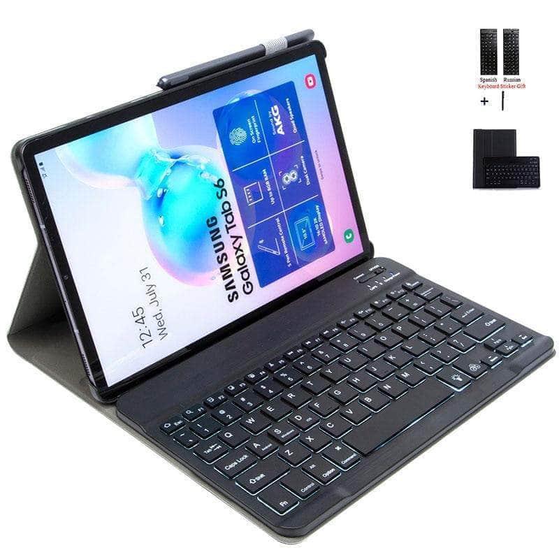 CaseBuddy Australia Casebuddy Removable Backlight Bluetooth Keyboard Case Galaxy Tab S7 10.4 T870 T875