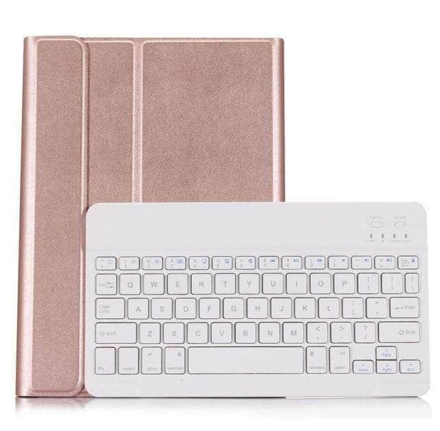 CaseBuddy Australia Casebuddy Rose Gold Removable Backlight Bluetooth Keyboard Case Galaxy Tab S7 10.4 T870 T875