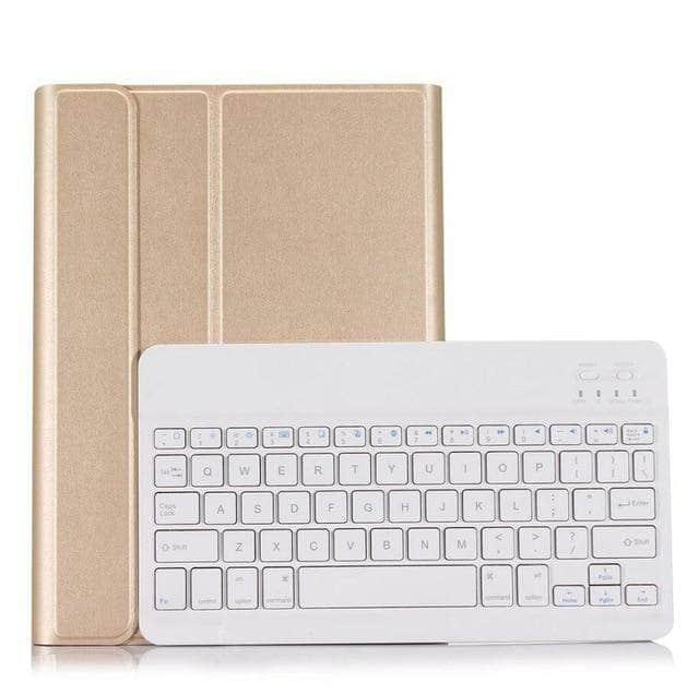 CaseBuddy Australia Casebuddy Gold Removable Backlight Bluetooth Keyboard Case Galaxy Tab S7 10.4 T870 T875