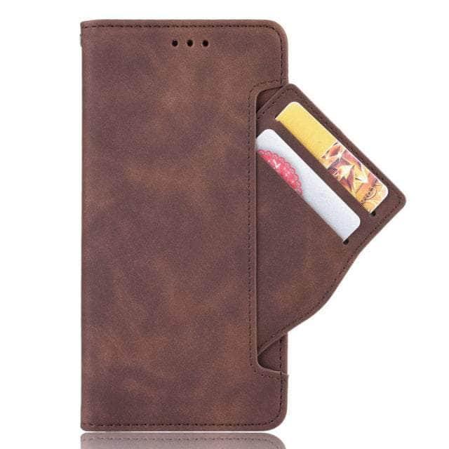 CaseBuddy Australia Casebuddy S22 Plus / Brown Removable Card Slot Galaxy S22 Plus Leather Wallet