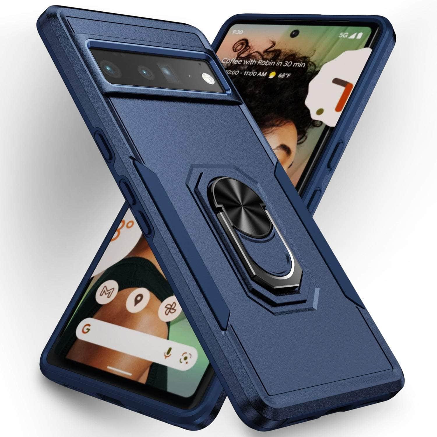 Casebuddy blue / for Pixel 6 Ring Bracket Heavy Duty Pixel 6 Case