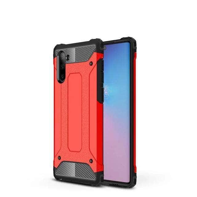 Rugged Armor Case Samsung Galaxy Note 10 Plus Hard PC Shockproof Robot Dual Layer Protector Cover - CaseBuddy