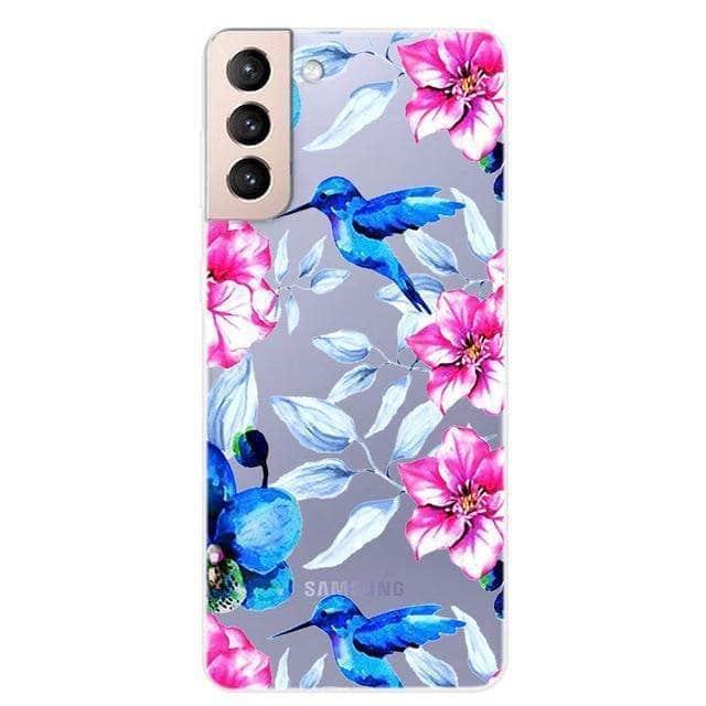 CaseBuddy Australia Casebuddy For S21 Plus / 14 S21 Clear Transparent Soft TPU Themed Cover