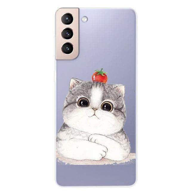 CaseBuddy Australia Casebuddy For S21 Plus / 28 S21 Clear Transparent Soft TPU Themed Cover