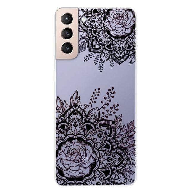 CaseBuddy Australia Casebuddy For S21 Plus / 3 S21 Clear Transparent Soft TPU Themed Cover
