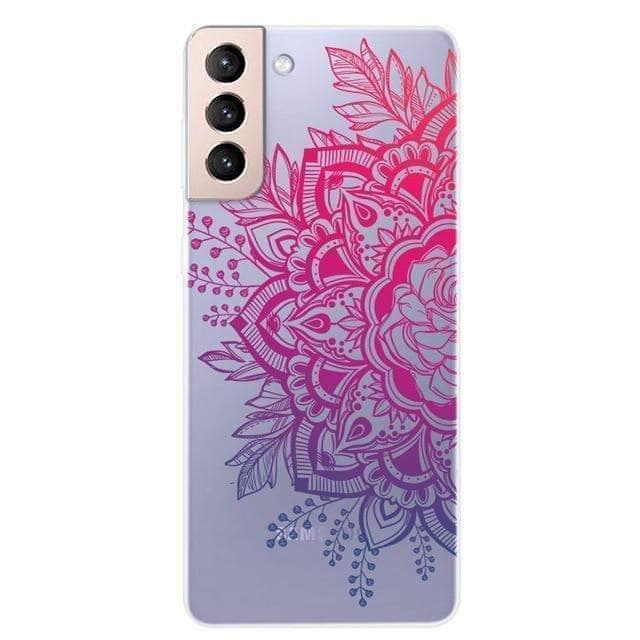 CaseBuddy Australia Casebuddy For S21 Plus / 1 S21 Clear Transparent Soft TPU Themed Cover